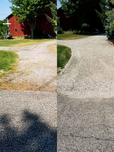 rebuild gravel driveway